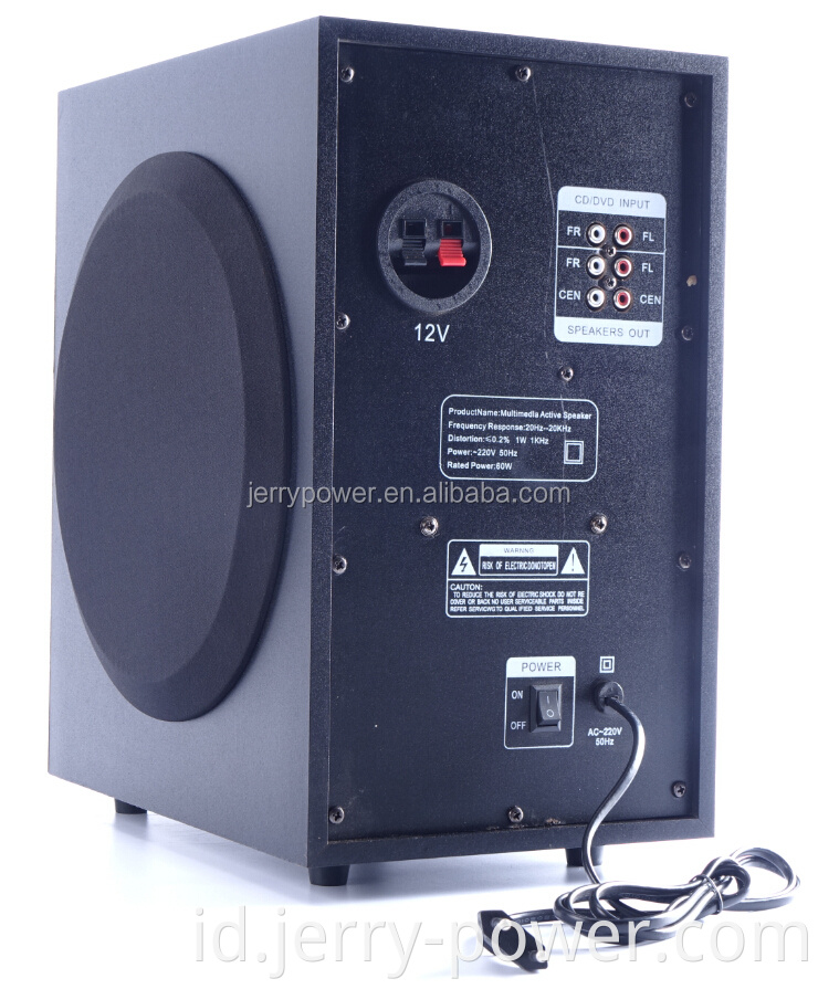 2.1 Aktif Rumah Audio Speaker 40 Watt RMS Subwoofer Speaker Subwoofer 2.1 Woofer Speaker Harga